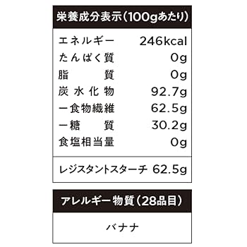 Amazon | from Banana （フロムバナナ）300g レジスタント